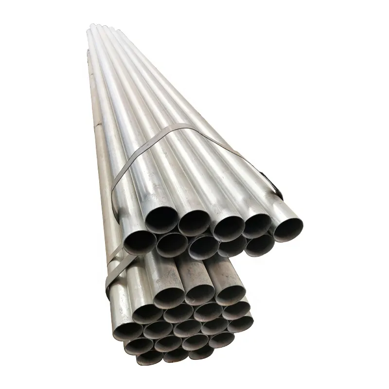 Wholesale hot dip gi seamless galvanized round steel pipe ASTM A106 Sch 40 ERW GI Iron Tube